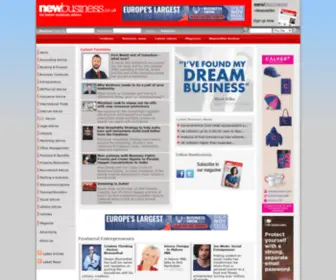 Newbusiness.co.uk(Small Business Advice and News) Screenshot