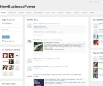 Newbusinesspower.com(Business Power) Screenshot