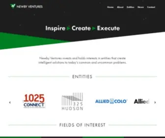 Newby-Ventures.com(Building Network Infrastructures & Internet Nexus Points) Screenshot