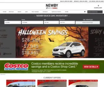 Newbybuick.com(Newby Buick GMC) Screenshot