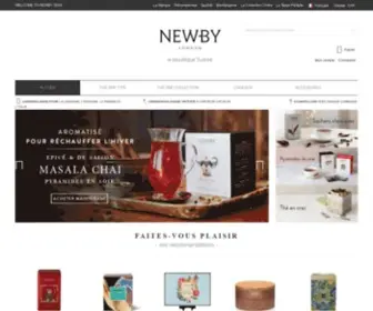 Newbyteas.ch(Newby Teas (Suisse)) Screenshot
