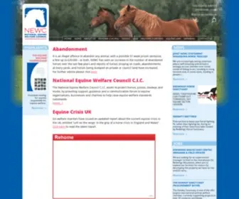 Newc.co.uk(The National Equine Welfare Council C.I.C) Screenshot