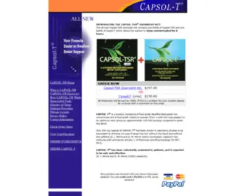 Newcancerresearch.com(One capsule of Capsol) Screenshot