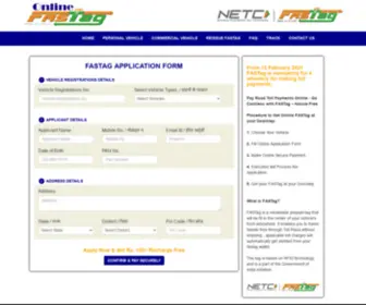 Newcarfastag.online(Newcarfastag online) Screenshot