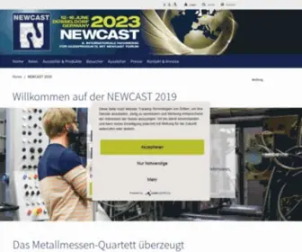 Newcast.de(NEWCASTMesse) Screenshot