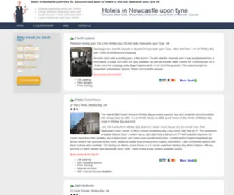 Newcastle-Hotels-Guide.co.uk(Hotels in Newcastle upon tyne UK) Screenshot