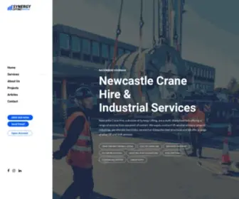 Newcastlecranehire.co.uk(Newcastle Crane Hire) Screenshot