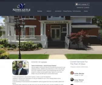 Newcastlefuneralhome.com(Newcastle Funeral Home Ltd) Screenshot