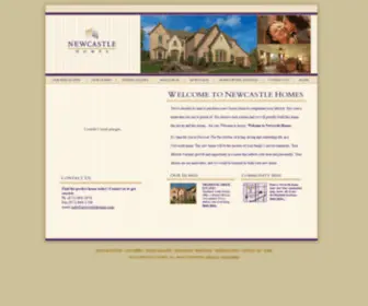 Newcastlehomes.com(Custom Quality Homes in DFW Metroplex) Screenshot