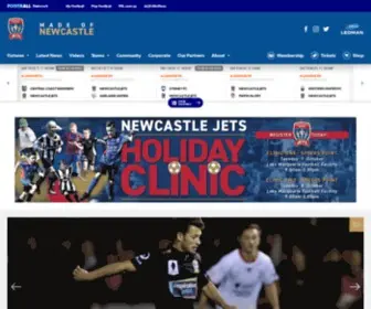 Newcastlejets.com.au(Newcastle Jets) Screenshot