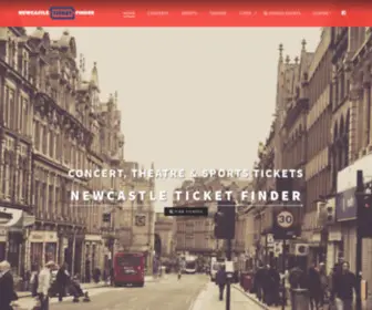 Newcastleticketfinder.co.uk(Concert, Theatre & Sports Tickets) Screenshot