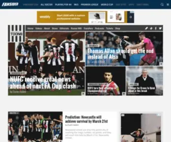 Newcastletoons.com(A Newcastle United Site) Screenshot