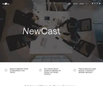 Newcastmedia.com(NewCast Media) Screenshot