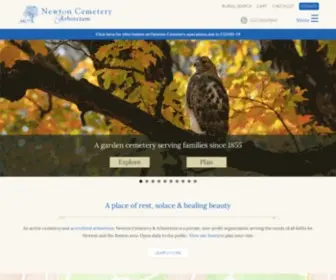 Newcemcorp.org(Newton Cemetery) Screenshot