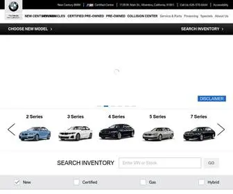 Newcenturybmw.com Screenshot