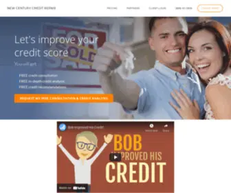 Newcenturycreditrepair.com(NEW CENTURY CREDIT REPAIR) Screenshot