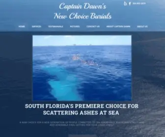 Newchoiceburials.com(Captain Dawn's New Choice Burials) Screenshot