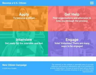 Newcitizencampaign.org(OIRA) Screenshot