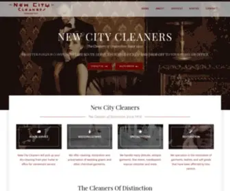 Newcitycleaners.com(The Cleaners of Distinction Since 1910) Screenshot