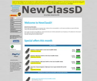 Newclassd.com(DIY Audio) Screenshot