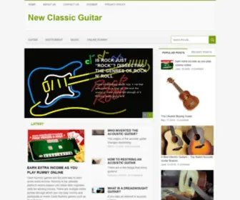 Newclassicalguitar.com(New Classic Guitar) Screenshot