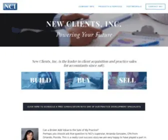 Newclientsinc.com(New Clients Inc) Screenshot