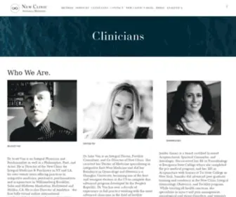 Newclinic.org(Who We Are. Dr Scott Von Dr Scott Von) Screenshot