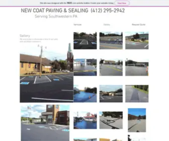 Newcoatpaving.com(New Coat Paving & Sealing Company) Screenshot