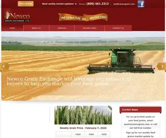 Newcograin.com(Newco Grain Ltd) Screenshot
