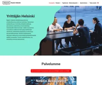 Newcohelsinki.fi(NewCo Helsinki) Screenshot