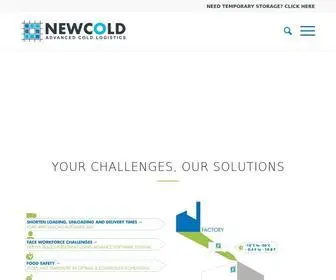 Newcold.com(Advanced Cold Logistics operating on 3 continents) Screenshot