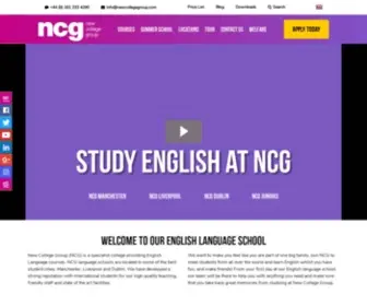 Newcollegegroup.com(Flexible English Courses from New College Group) Screenshot