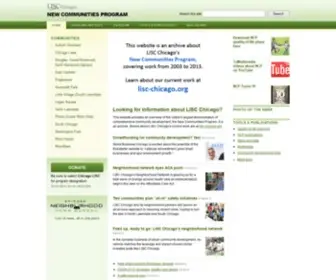 Newcommunities.org(New Communities Program) Screenshot