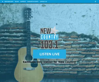 Newcountry1031.ca(New Country 103.1) Screenshot