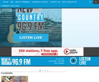 Newcountry969.ca(New Country 96.9) Screenshot