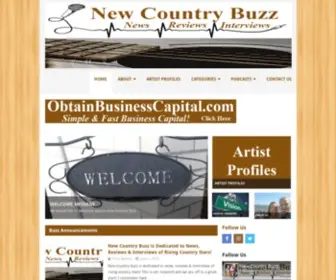 Newcountrybuzz.com(New Country Buzz) Screenshot