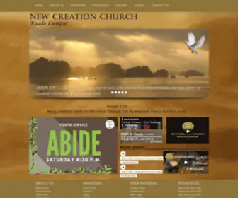 Newcreationkl.org.my(New Creation Church) Screenshot