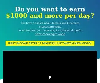 Newcrypto.world(Earn $1000 and more per day) Screenshot