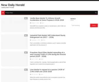 Newdailyherald.com(Candy Land) Screenshot