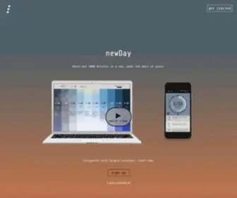 Newdaynew.me(NewDay time system) Screenshot