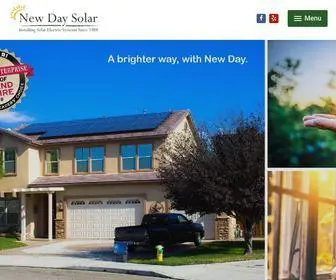 Newdaysolar.com(New Day Solar) Screenshot