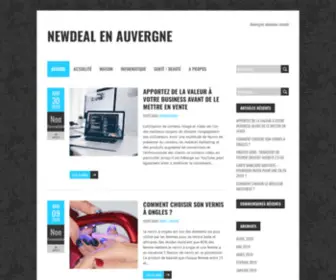 Newdeal-EN-Auvergne.fr(NEW DEAL ) Screenshot