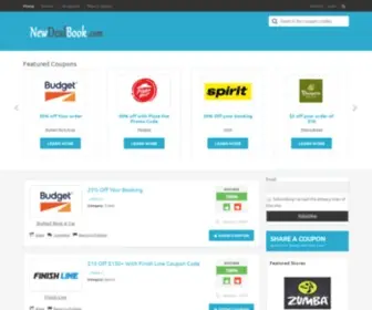 Newdealbook.com(Coupons, Coupon Codes,Deals, & Promo Codes) Screenshot