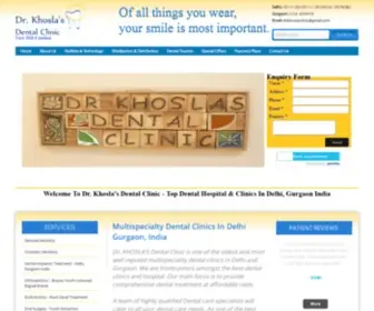 Newdelhidentalclinic.com(Best Dentist in Delhi Gurgaon in India) Screenshot