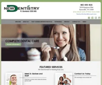 Newdentistrytn.com(Knoxville Dentist. Richard M Barbee DDS) Screenshot