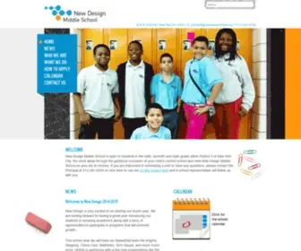 Newdesignmiddle.org(New Design Middle School) Screenshot