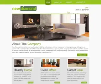 Newdiamondservices.com(Move in Move out Cleaning Services Company in Abu Dhabi) Screenshot