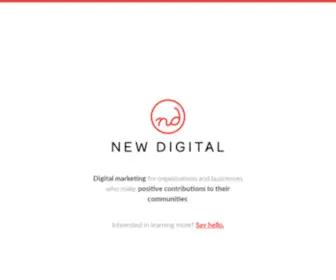 Newdigital.coop(New Digital) Screenshot