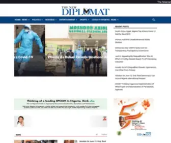 Newdiplomatng.com(The new diplomat Newspaper) Screenshot