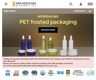 Newdirectionsaromatics.com(New directions aromatic) Screenshot